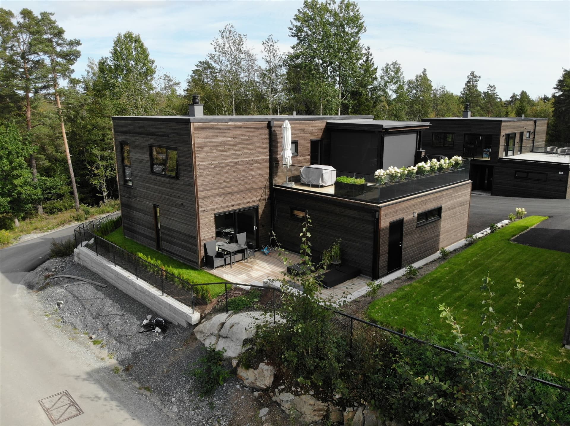 Koka karkasa mājas Norvēģijā