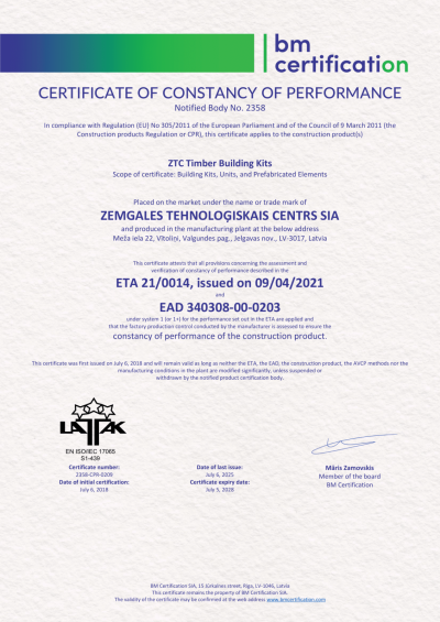 We have extended our ETA certificate for 3 more years!
