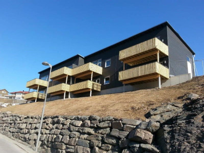 Dzīvokļu ēka Norvēģijā.