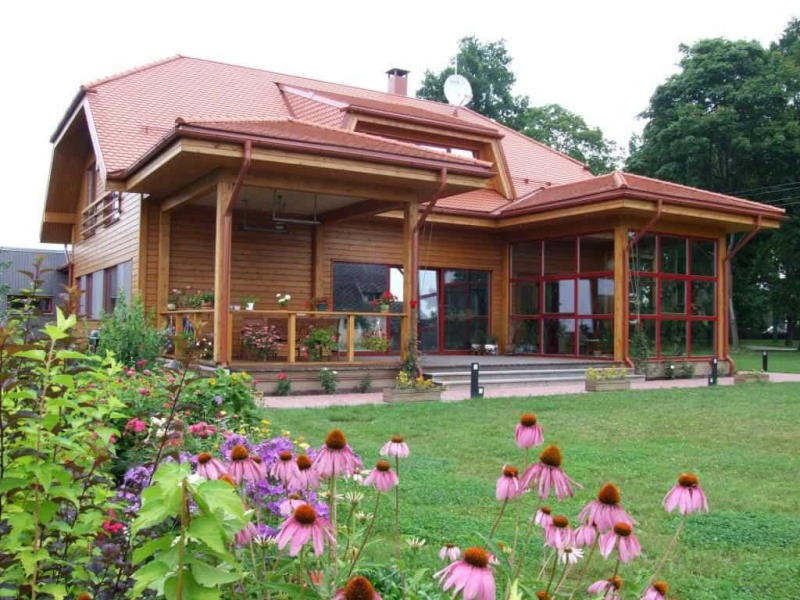 Ecological house near Jelgava, Latvia