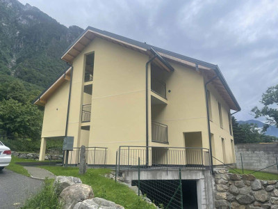 Prefab apartment house in Lostallo, Switzerland
