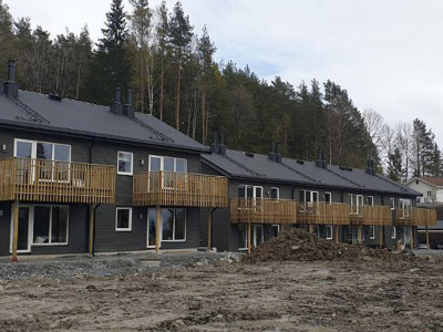 Apartment houses near Lillestrøm, Norway