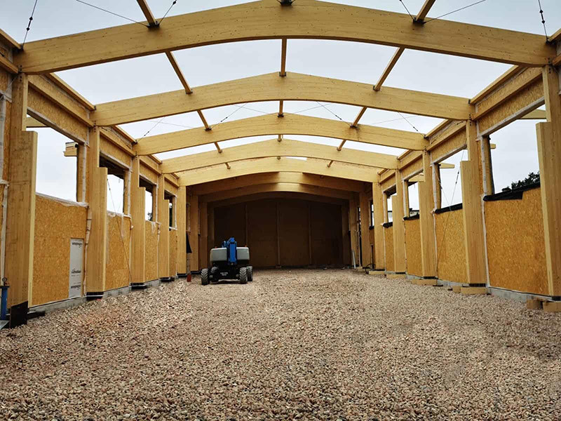 The building of the interdisciplinary scientific laboratory of the Faculty of Forestry at the Latvia University of Agriculture in Latvia